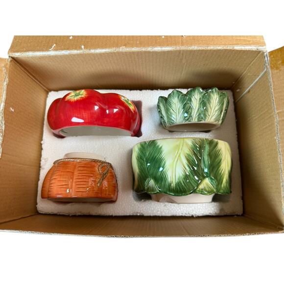 VTG Fitz and Floyd Stackable Measuring Cup 2004 Retired Set Le Marche See Flaw - Picture 7 of 8